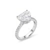 3.8ct Heart Diamond Ring