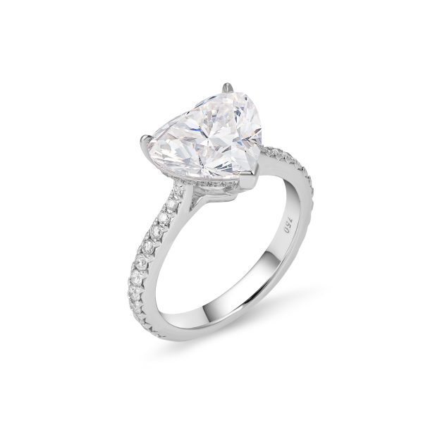 3.8ct Heart Diamond Ring