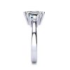 8ct Emerald Cut With Baguett Side Stones