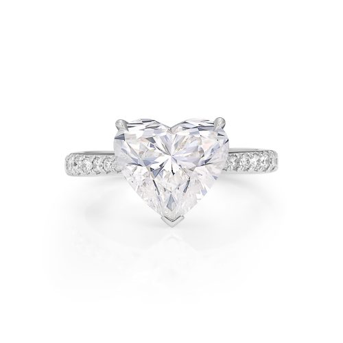 3.8ct Heart Diamond Ring