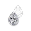 Pear-Shaped Diamond: A Unique & Elegant Teardrop with 2.03 CT