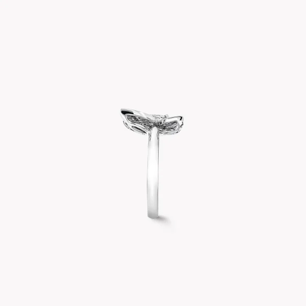 Pavé Butterfly Diamond Ring