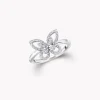 Butterfly Silhouette Diamond Mini Ring